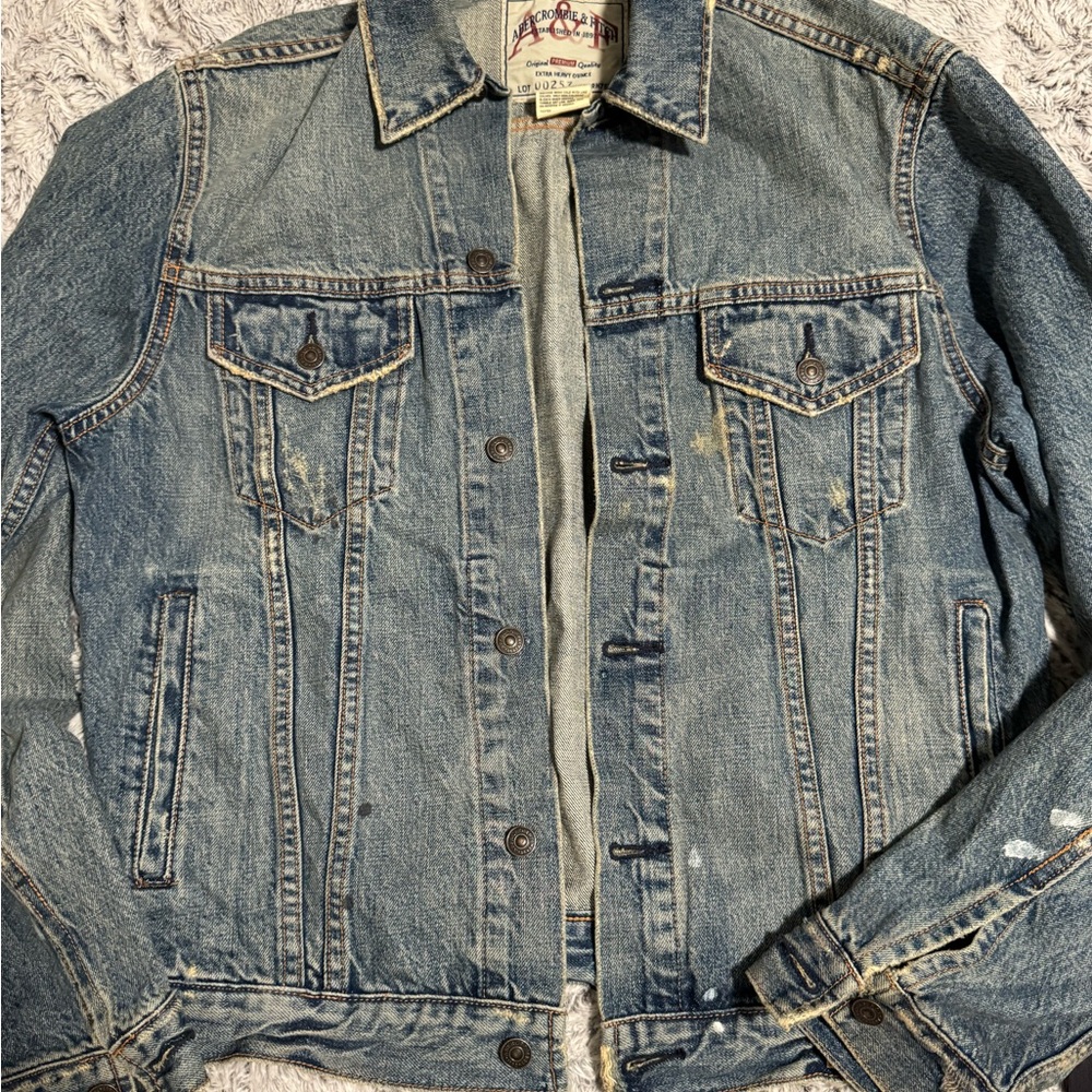 Abercrombie & Fitch Blue Denim Jacket